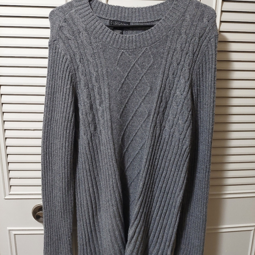 Design 365 Sweater-Long Sleeve-Gray